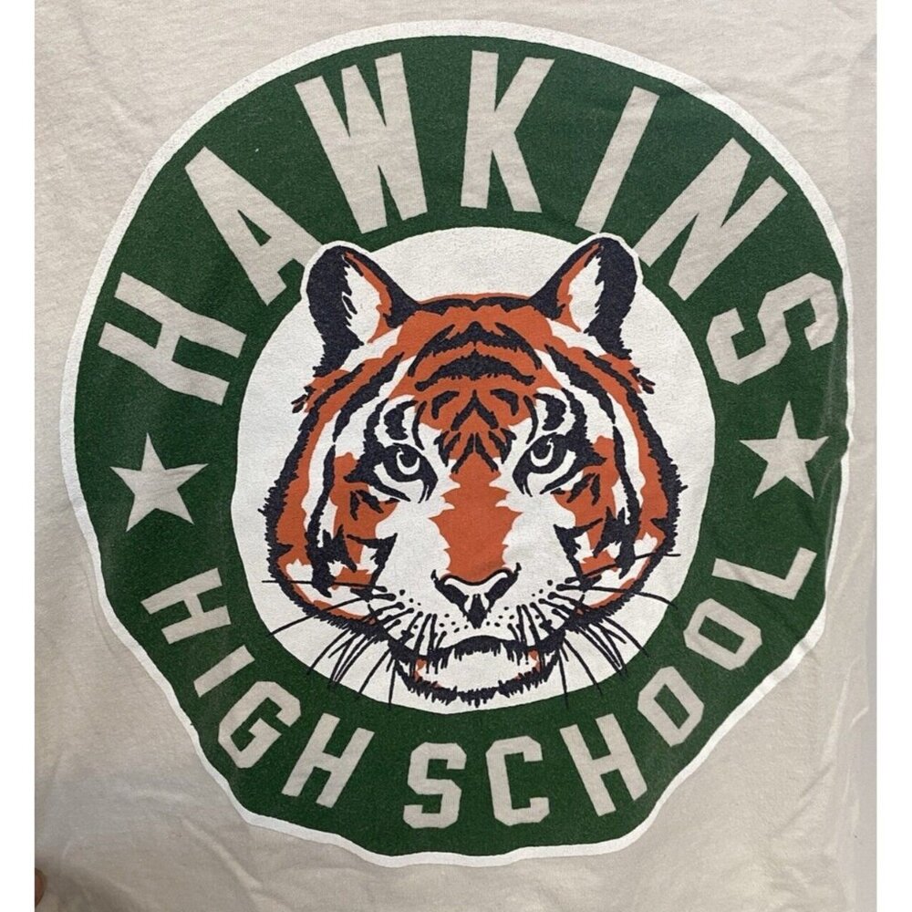 Netflix STRANGER THINGS‎ Hawkins High School ringer T Shirt size XS NWOT
